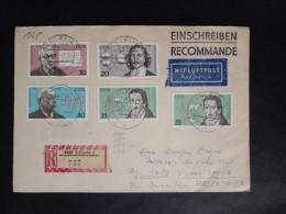 Delcampe - Allemagne - Enveloppe Postale Aérienne Avec Timbres Sur Le Thème Scientifique. - Physique