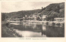 BELGIQUE - Ourthe à Sauheid - Panorama Face - A L Ondine - Rivière - Publicité - Carte Postale Ancienne - Chaudfontaine