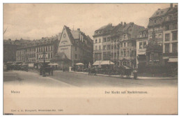V8446/ Mainz  Markt Mit Marktbrunnen AK Ca.1900 - Sonstige & Ohne Zuordnung