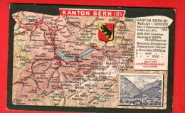 Delcampe - QAK-36  Panorama Süd Kanton Bern.  NG. - Sonstige & Ohne Zuordnung