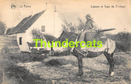 Delcampe - CPA DE PANNE LA PANNE CABANE ET TYPE DE PECHEUR - De Panne
