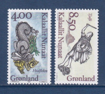 Delcampe - Groenland - YT N° 256 Et 257 ** - Neuf Sans Charnière - 1995 - Ungebraucht
