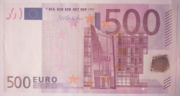 Banconota 500 Euro Firma Draghi - 500 Euro