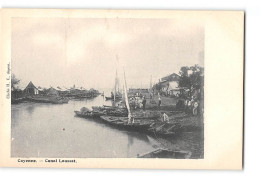 CPA Guyane Cayenne Canal Laussat - Cayenne