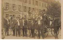 Carte-Photo MULHOUSE - Fête Costumée - Militaires Décorés - Mulhouse