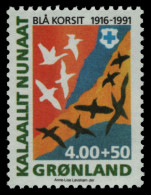 Delcampe - Grönland 1991 - Mi-Nr. 220 ** - MNH - Blaues Kreuz - Ungebraucht