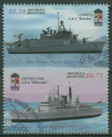Argentinien 1997 Schiffe Marinestützpunkt Puerto Belgrano 2335/36 Gestempelt - Gebraucht
