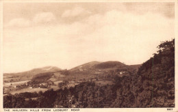 A920 England 1938 Malvern Hills From Ledbury Road Vintage Postcard - Malvern