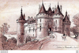 Delcampe - Illustrateur ROBIDA  Château De Chaumont Sur Loire - Robida