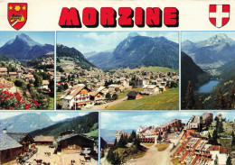 Delcampe - CPSM Morzine-Multivues-Timbre    L3963 - Morzine