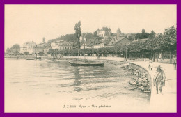 Delcampe - * NYON - VUE GENERALE - PÊCHEUR - ANIMÉE - VOILIER - J.J. 5319 - JULLIEN - Nyon