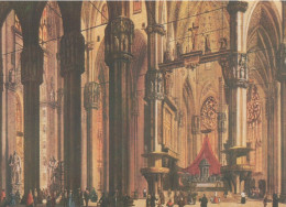 Delcampe - CARTOLINA  VATICANO POSTE VATICANE CARTE POSTALE DUOMO DI MILANO INTERNO 1800 NON VIAGGIATA  X34 - Vatikanstadt