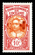 * N°40a, +5c Sur 10c: Surcharge Renversée. TTB (signé Brun/certificat)  Qualité: *  Cote: 500 Euros - Unused Stamps