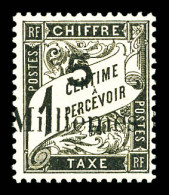 Delcampe - ** N°4B, Non émis: '5 Millièmes' Sur Taxe De France N°10. SUP. R. (signé Calves/certificats)  Qualité: ** - Ungebraucht
