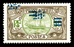 Delcampe - * N°120a, 25c Sur 5f: Triple Surcharge. TB  Qualité: *  Cote: 290 Euros - Ungebraucht