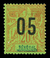 * N°48A, 05 Sur 20c: Chiffres Espacés. TB (signé Scheller)  Qualité: *  Cote: 410 Euros - Unused Stamps