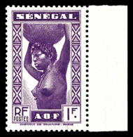 ** N°147b, 1f Violet Au Lieu De Carmin, Bdf. SUP (certificat)  Qualité: **  Cote: 525 Euros - Unused Stamps