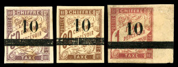 * N°1/3, Série De 1903, Les 3 Valeurs TB (certificat)  Qualité: *  Cote: 935 Euros - Postage Due