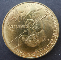 België Belgique Belgium Gedenkpenning Médaille Sint-Niklaas 1982 Reinaert In Het Waasland 50 Reinaert (1551) - Pièces écrasées (Elongated Coins)