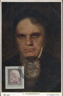 Delcampe - X7277 Germany Ddr, Maximum Card 1952,  Ludwig Van Beethoven, Vintage Card - Maximumkarten (MC)