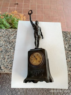 P.N.F. MANTOVA - FEDERAZIONE CONSORZI IDRAULICI STATUA VIRILE CON OROLOGIO E DEDICA - 1924 - Autres & Non Classés