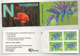 Schweiz Pro Sport 1989 Markenheftchen MiNr. 1404 Postfrisch Rispetta La Natura Switzerland Booklet Francais - Markenheftchen