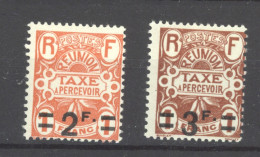 Réunion -  Taxes  : Yv  14-15  * - Impuestos