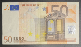 50 Euro 2002  S Italia Bajos F006 Circulado - 50 Euro