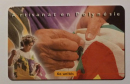 Delcampe - ARTISANAT EN POLYNESIE - TISSU / COUTURE / BRODERIE - Femme Couturière - TIFAIFAI - Télécarte Polynésie Française - Mode