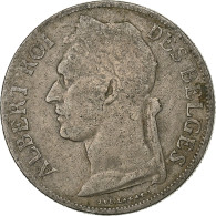 Congo Belge, Albert I, Franc, 1922, Cupro-nickel, TB, KM:20 - 1910-1934: Albert I