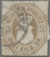 Mecklenburg-Strelitz - Marken Und Briefe: 1864, 3 Sgr. Schwärzlichbraunocker, Fa - Mecklenburg-Strelitz
