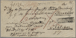 Preußen - Vorphilatelie: 1831, Cholerapost, KOEN:PREUSS:SANITAET:STEMPEL, Ra2 Au - Prephilately