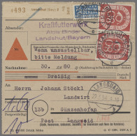 Bundesrepublik Deutschland: 1952, Posthorn, 80 Pfg. Rosarot Im Waagerechten Paar - Storia Postale