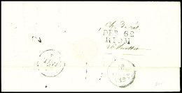 Lettre PUY-DE-DOME MP "Deb 62 Riom" (1827), Ind 17, Signée Baudot. TB - Other & Unclassified