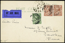 Lettre 7.4.1924 Londres-Paris (Muller N°115 GB). TB - Other & Unclassified