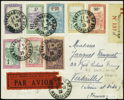Lettre Lettre AFF Divers Madagascar Obl Tananarive (7.12.29) (Muller N°8 - Raid Tananarive - France Par Goulette). TB - Other & Unclassified