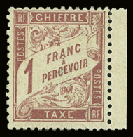 * N°39 1f Rose Sur Paille, Bdf, Gomme Non Originale, TB - Altri & Non Classificati