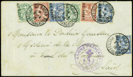 Lettre N°1a/3a En Deux Exemplaires (trois Pour Le 3a) Sur Lettre Pour Port Saïd Avec CàD "Ile Rouad" 6 Avr. 1916, TB. - Other & Unclassified