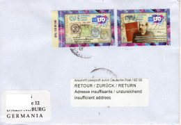 ROMANIA 2024: U. P. U. - 150 YEARS, Circulated Postal Cover Returned From Germany - Registered Shipping! - Briefe U. Dokumente