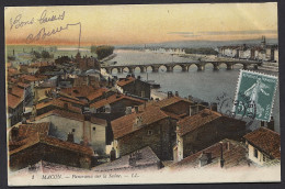 Delcampe - CPA 71 - Macon - Panorama Sur La Saône - Macon