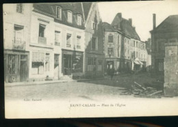 Delcampe - SAINT CALAIS   ET AU DOS TAMPON VAGUEMESTRE DU 25 EM - Saint Calais