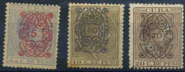 Cuba 1883 Sobrecarga C (serie Completa) - Kuba (1874-1898)