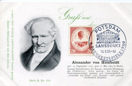 Delcampe - X7320 Germany Ddr, Maximum Card 1959, Alexander Von Humboldt,   Mi-685, Vintage Card - Maximumkarten (MC)