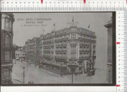REPRODUCTION PLASTIFIER VOIR FORMAT FRANCE NORD LILLE ROYAL HOTEL RESTAURANT 2  BOULEVARD CARNOT - Europe