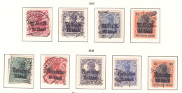 Roumanie  - (1917-18)  - Occupation Allemande   Timbres D'Allemagne Surcharges  - Obliteres - Occupations