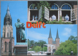 Delcampe - NETHERLANDS HOLLAND DELFT MULTI VIEWS ARCHITECTURE POSTCARD ANSICHTSKARTE POSTKARTE CARTOLINA CARTE POSTALE CP PC AK - Delft