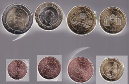 Satz 2025 Österreich 1C Bis 2€ Direkt Aus Der Rolle, Set 2025 Austria 1C To 2€ From Roll, UNC - Austria