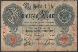 Reichsbanknote 1914 - 20 Mark