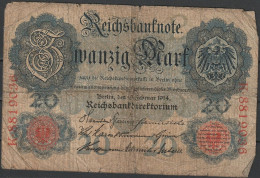 Reichsbanknote 1914 - 20 Mark