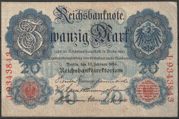 Reichsbanknote 1914 - 20 Mark